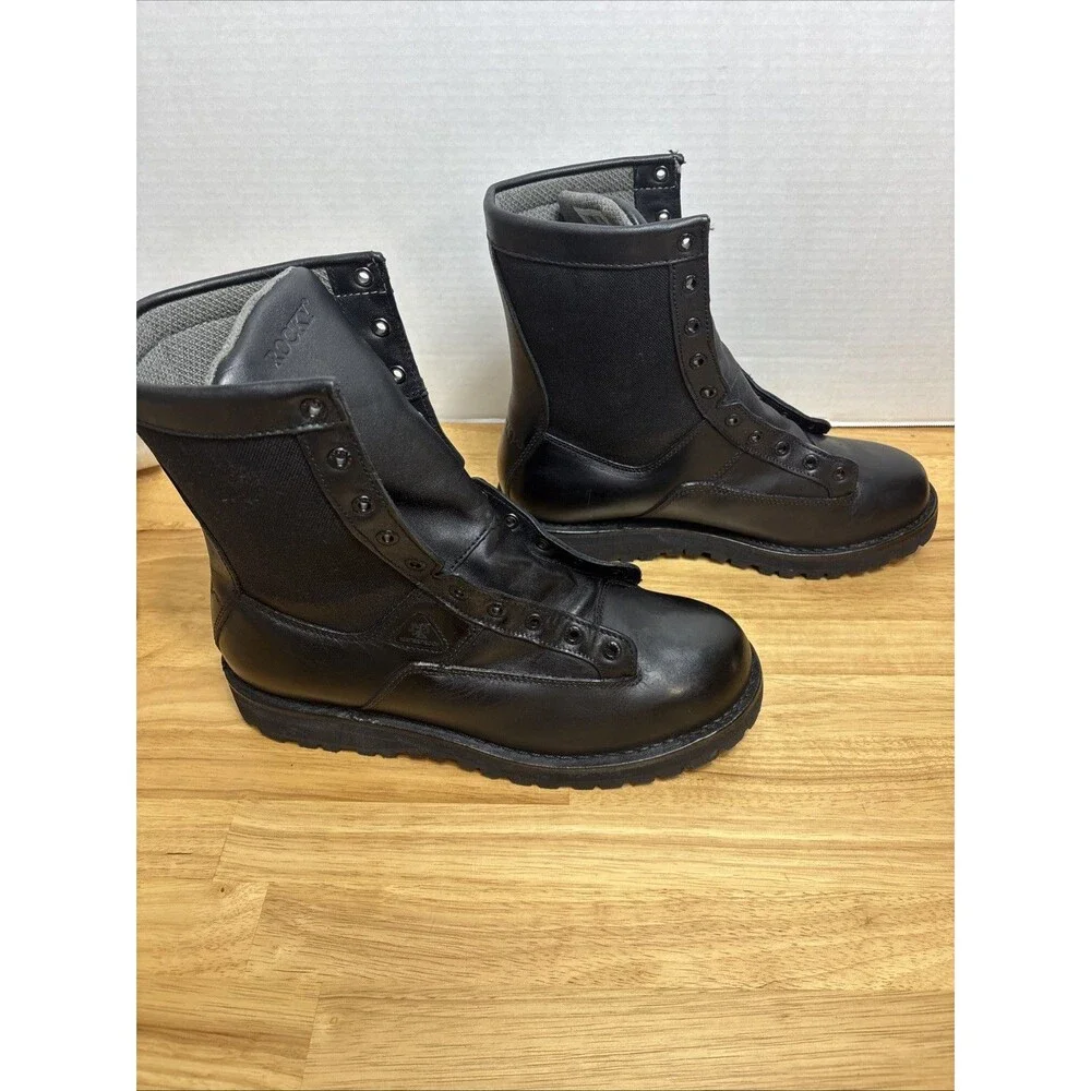 Rocky Portland Lace-to-Toe Waterproof Public Service Boots size 10.5 W #2080 8”